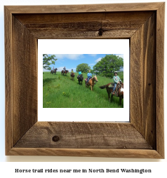 horse trail rides near me in North Bend, Washington